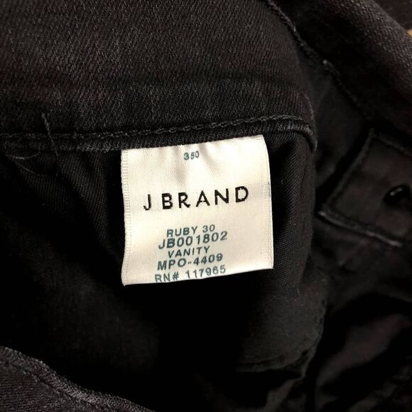 J BRAND Black Jeans Ruby Cigarette High - Picture 6 of 6